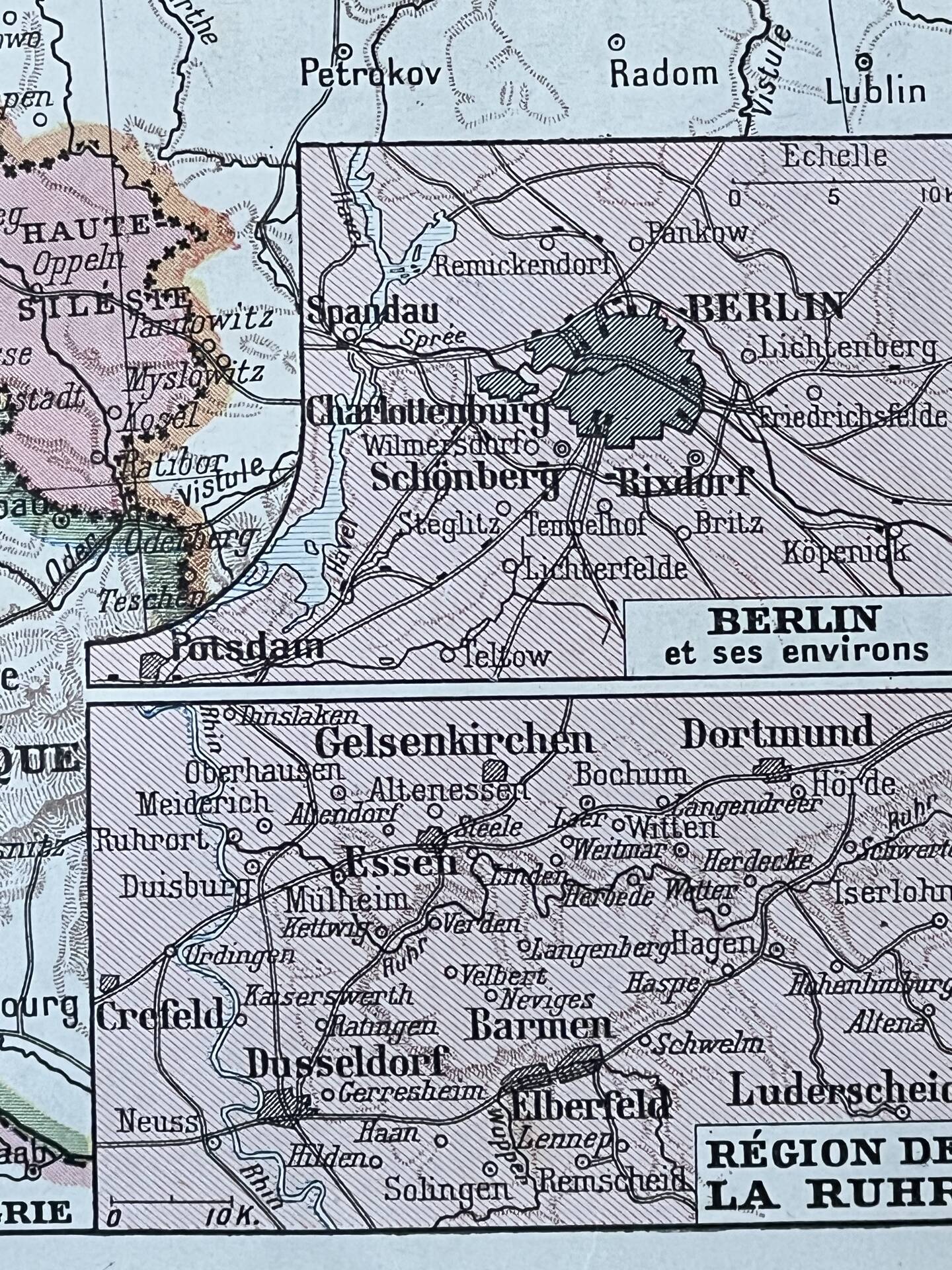 Carte ancienne de l'Allemagne - 20x29cm