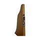 Vintage wooden wall shelve rack bookshelf in pinewood  minimalist design