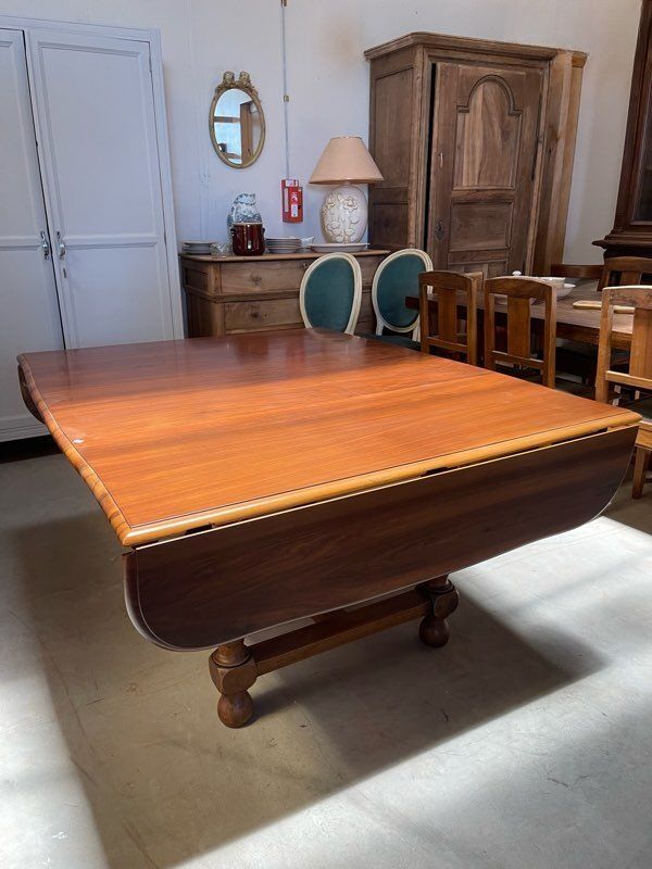 Vintage walnut dining table