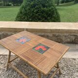 Rattan coffee table