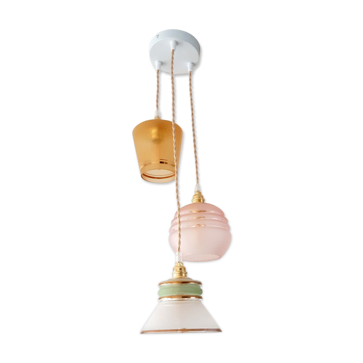 Art deco hanging lamp