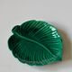 Vintage slip leaf bowl
