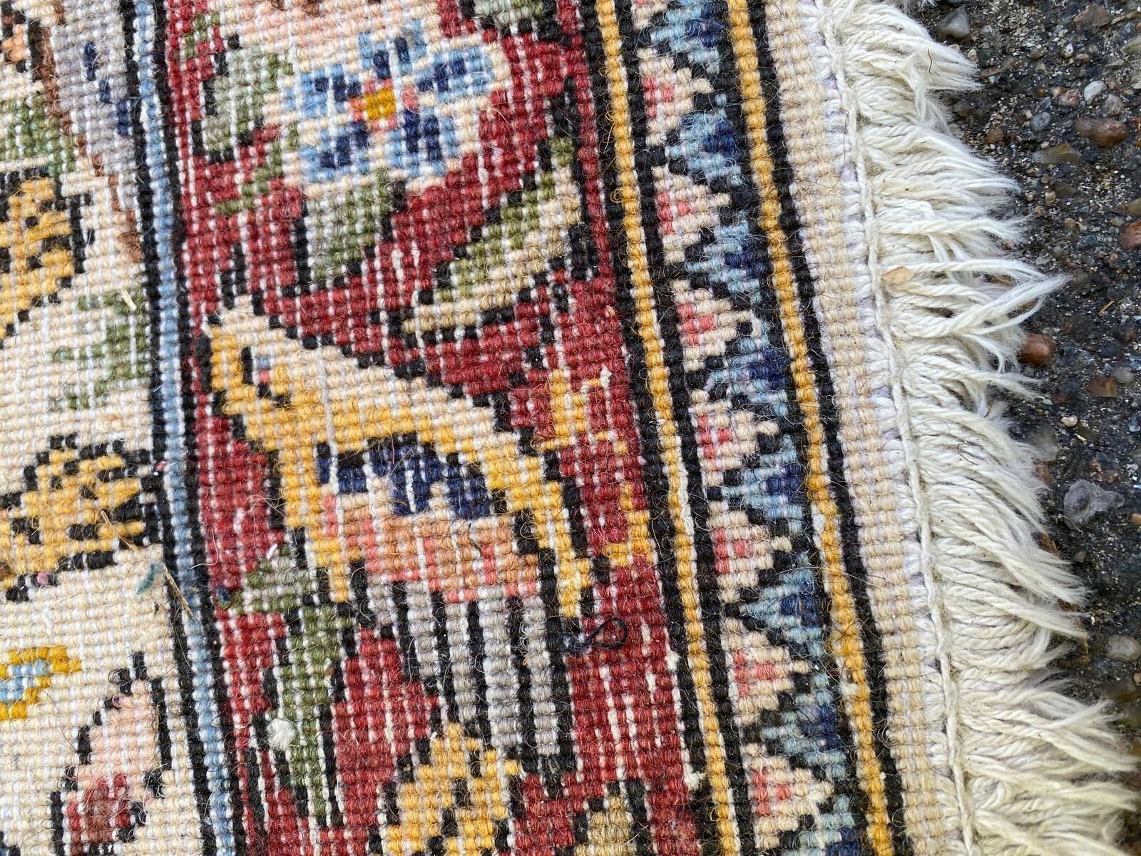 Authentic Persian Bakhtiar Saman Carpet Handwoven 318x198 cm 100% Wool