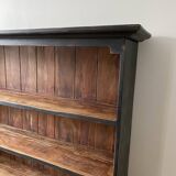 Top of dresser, bookcase, shelves