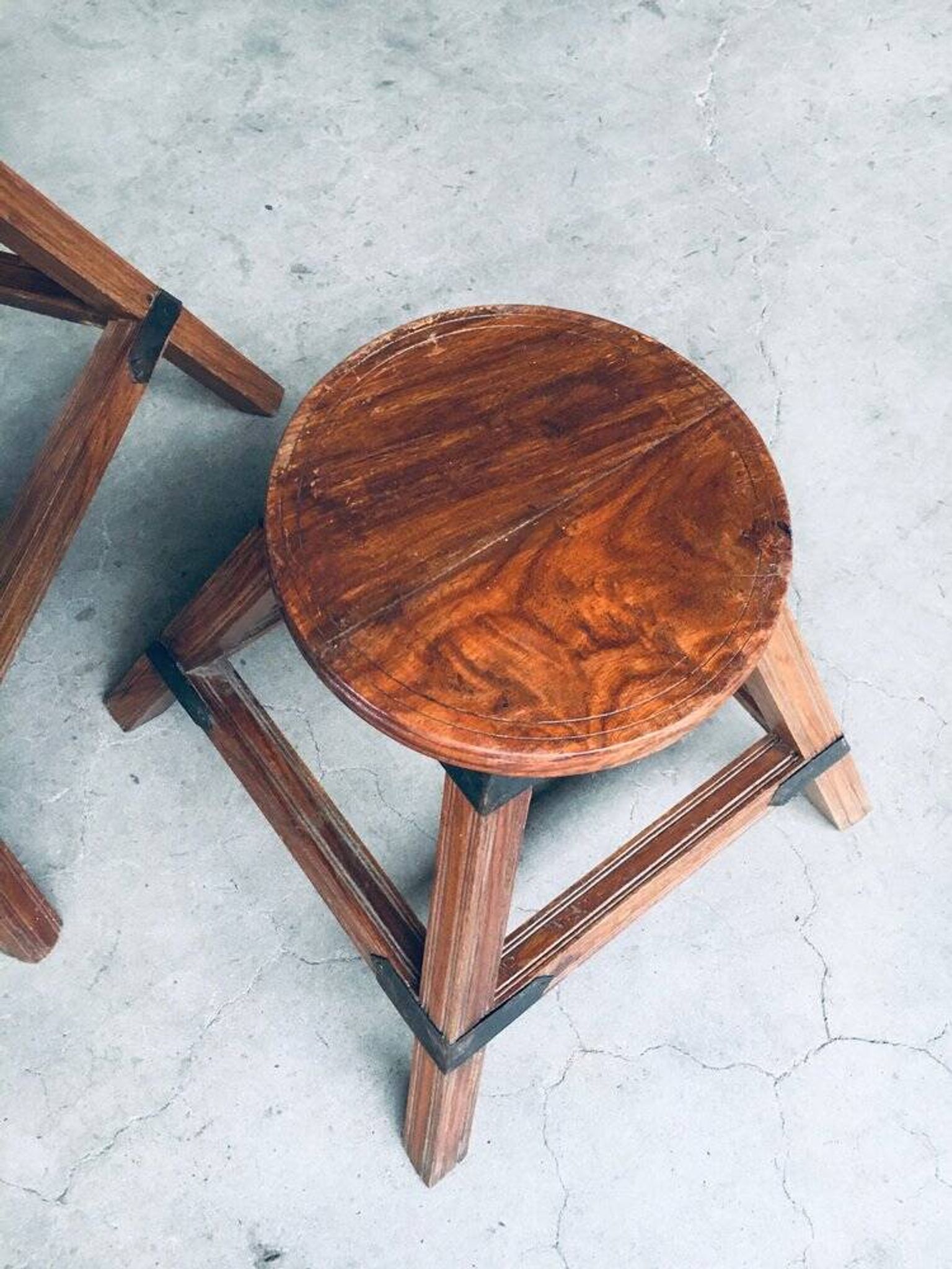 Wabi Sabi Nesting Tables, France, 1950s, Set of 3