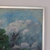 Original Mid Century Swedish Oil on Panel – “London” by Sven Jonsson