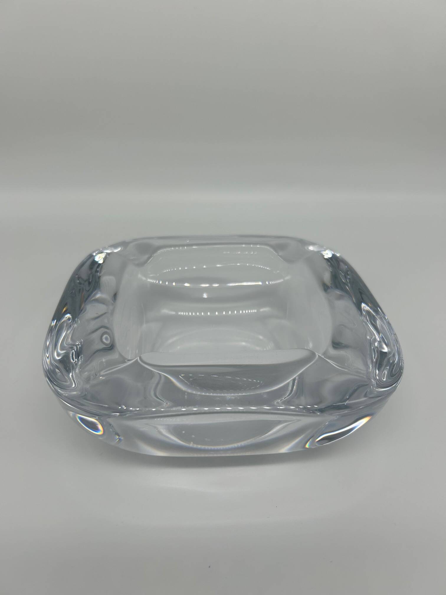 Large crystal ashtray