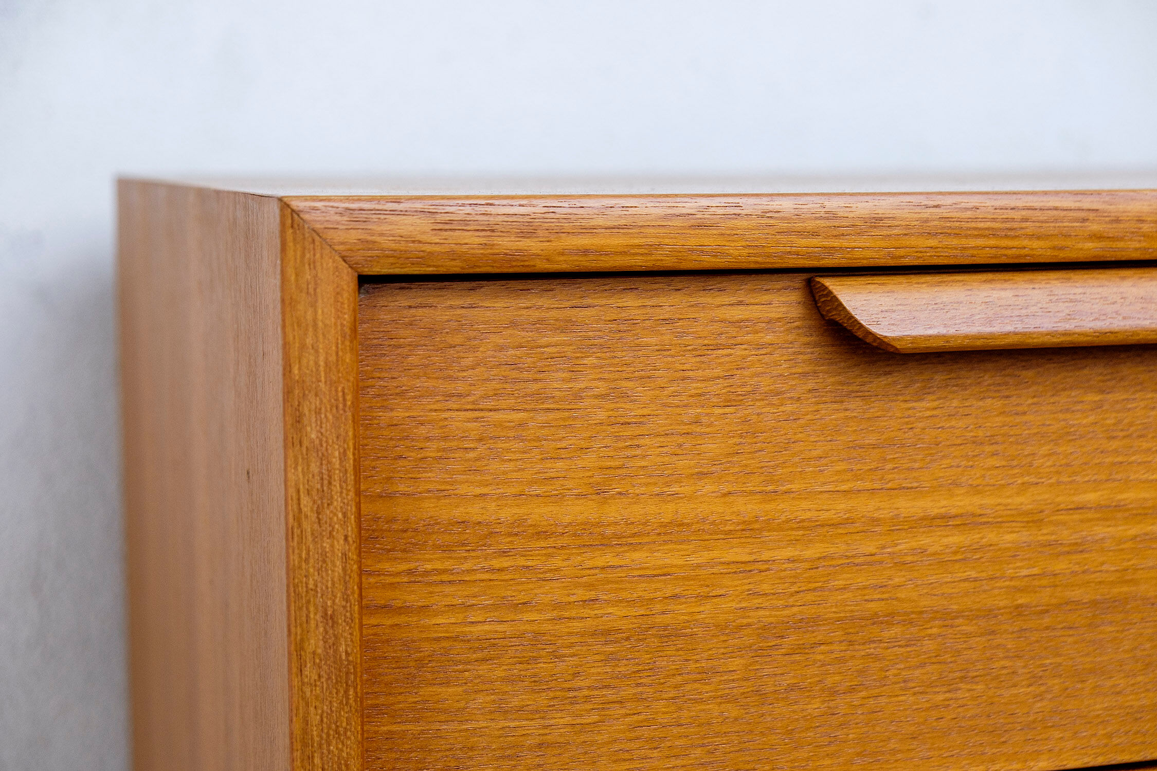 Vintage teak chest of drawers by Wk Möbel, 1970s