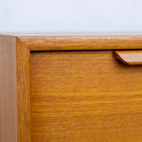 Vintage teak chest of drawers by Wk Möbel, 1970s