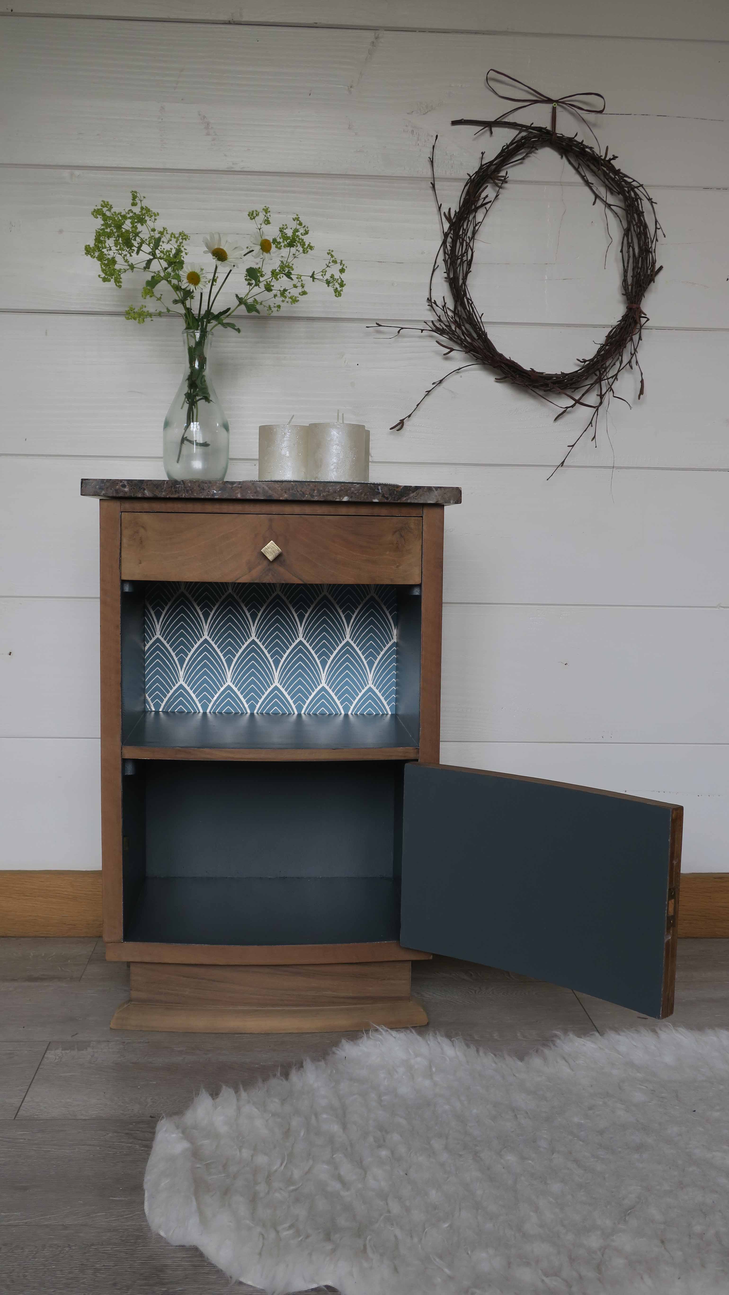 Art deco bedside table