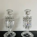 Baccarat pair of Thor model candlesticks