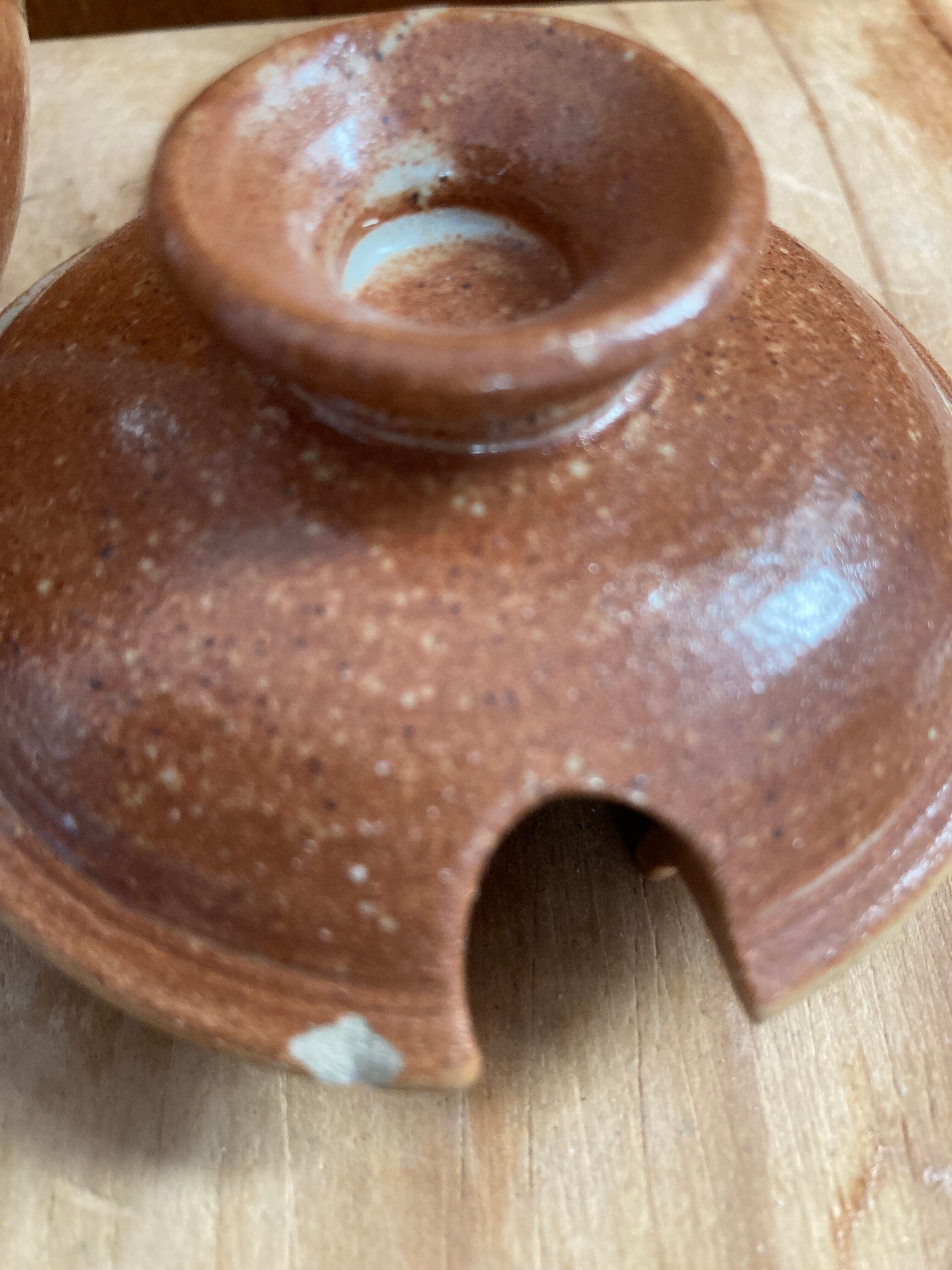 Sandstone sugar bowl