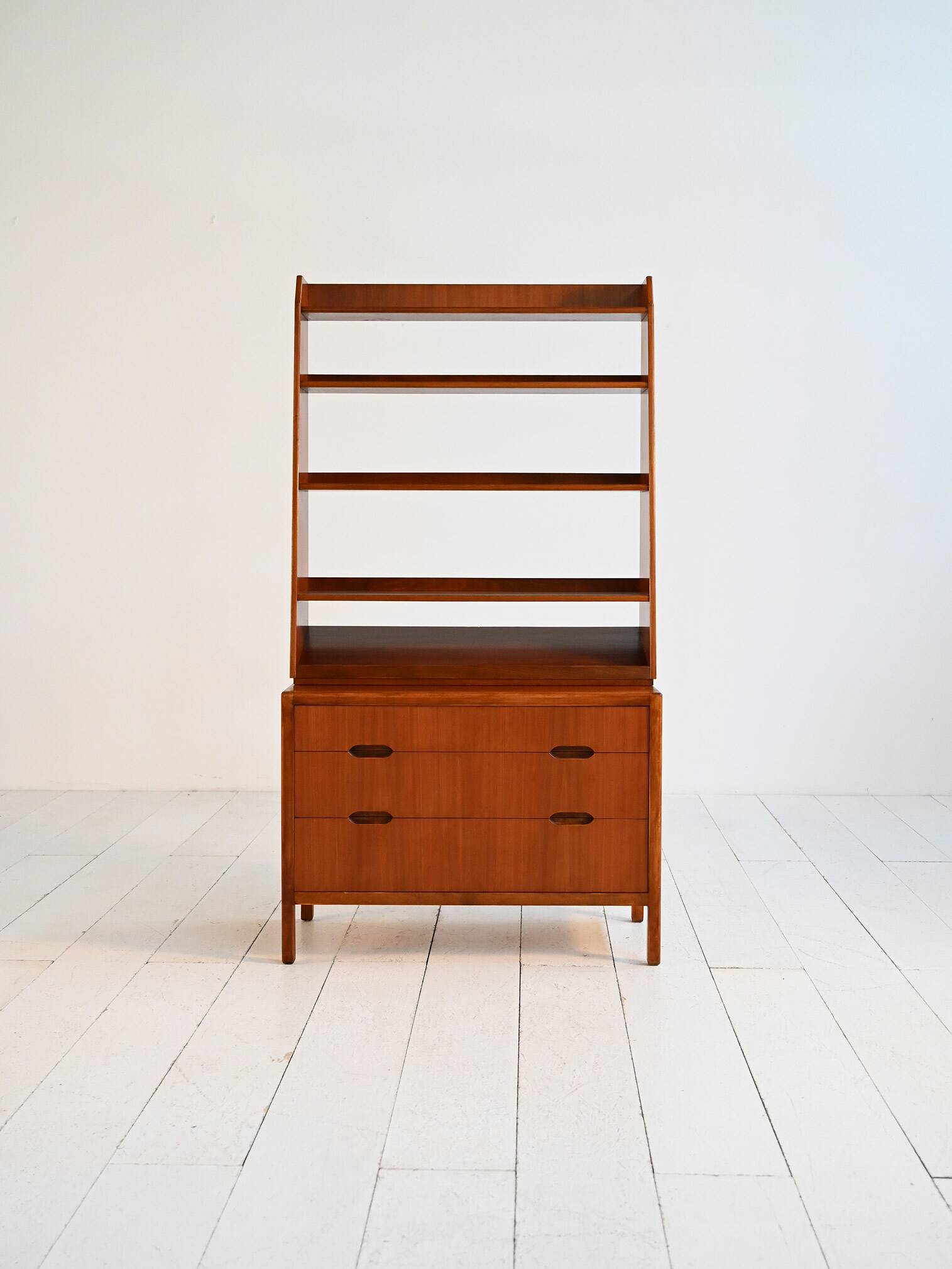 Swedish teak bookcase by Förenade Möbelfabrikerna,1950s
