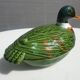 Earthenware duck signed Michel Caugant