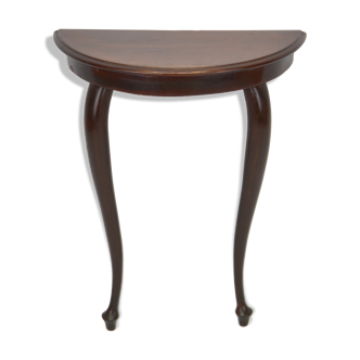 Table antique de console foncée du début du 20ème siècle