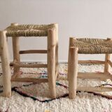Authentic moroccan tabouret