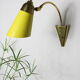 Wall  light brass stem in Italian 1960