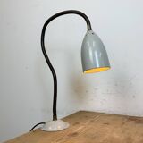 Grey Industrial Gooseneck Table Lamp from Philips, 1960s