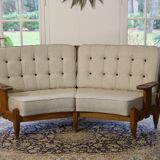 “Véronique” sofa, by Guillerme and Chambron, 1970s Vos Maison edition. Ref Veronica