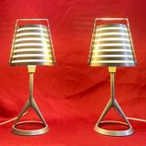 “Cleto” table lamps, design by “Roberto Favaretto”