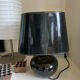 Black ceramic lamp max idlas antique