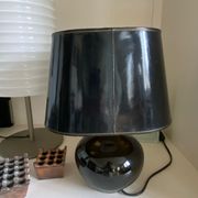 Black ceramic lamp max idlas antique