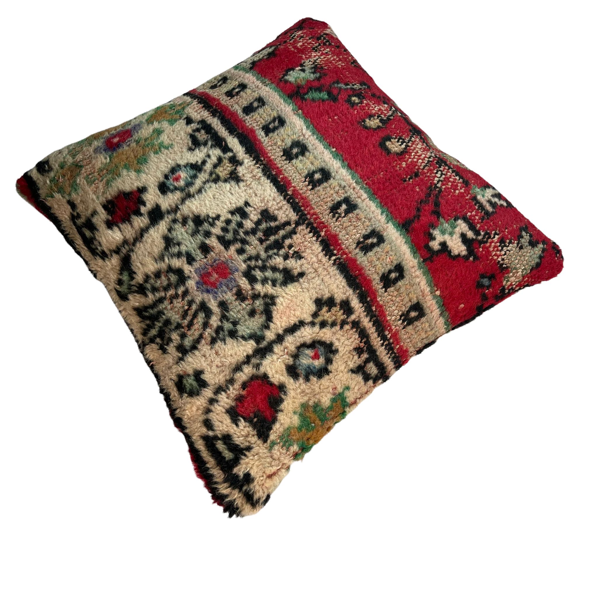 VINTAGE TURKISH CUSHION COVER , 45 X 45 CM