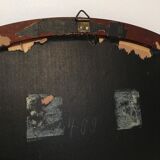 Still life bouquet of priming oval frame