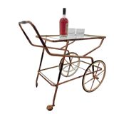 Hollywodd Regency / Neo-classical Serving or drinks trolley, Italy 1950s