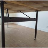 270 cm Grande table imposante Alain Richard hexagonal