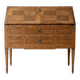 Antique wooden secretary desk with marquetry.