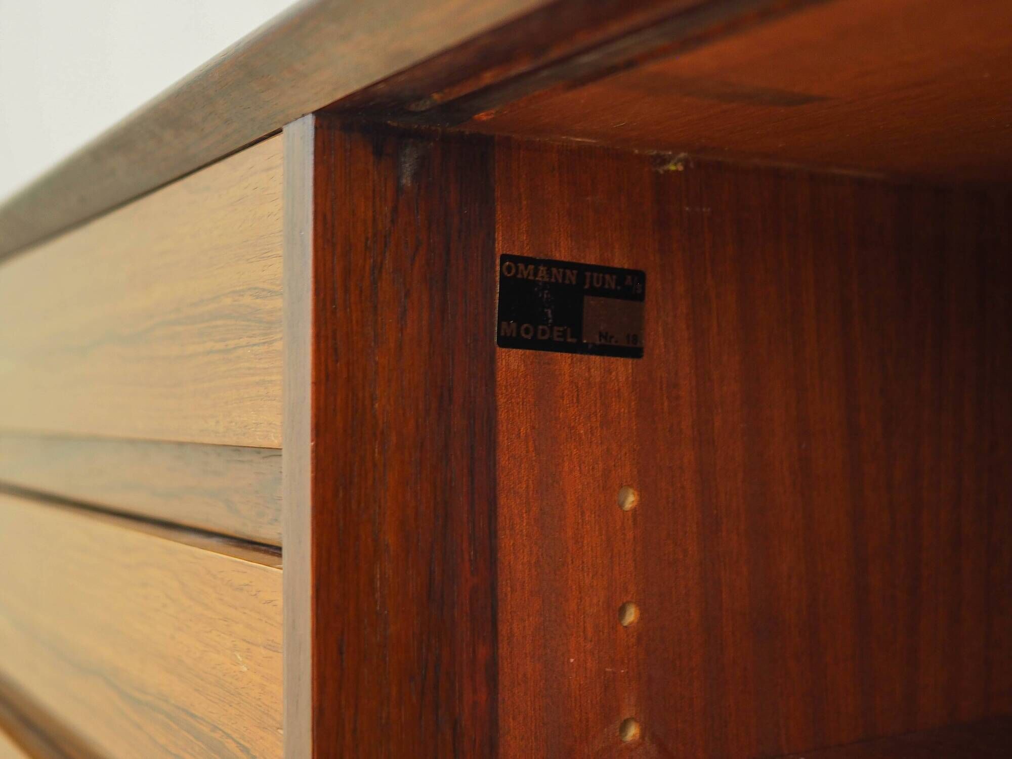 Rosewood sideboard, Danish design, 1970s, manufacturer: Omann Jun