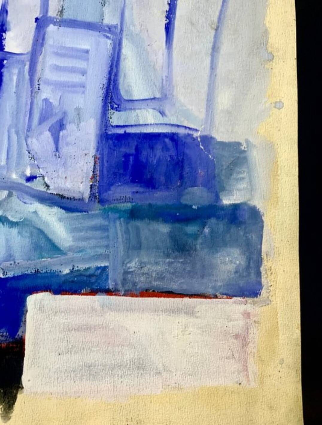 Oil on abstract paper Jean-Marie Planque