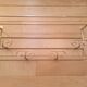 Golden coat rack 4 hooks