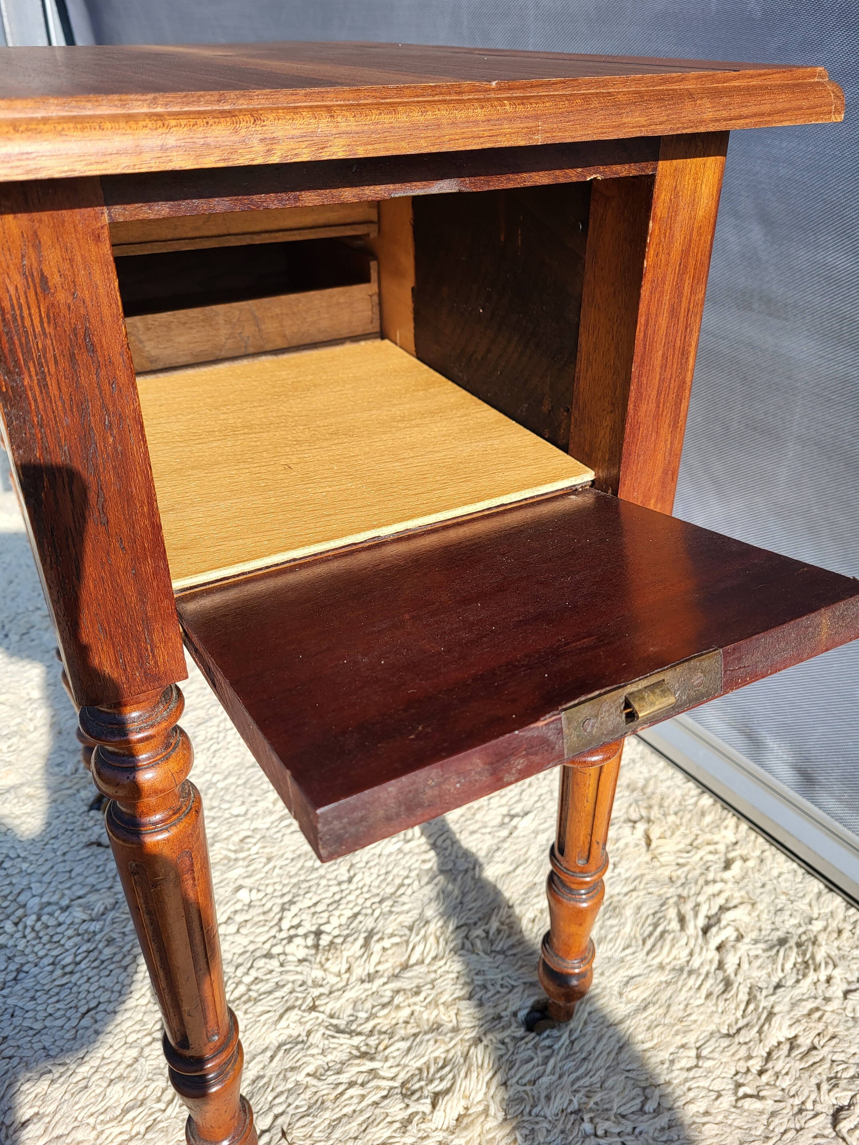 Louis Philippe secret table marquetry