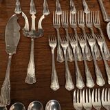 Cutlery 168 pieces silver metal Saint Médard Louis XV style