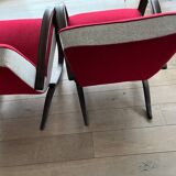 Paire de fauteuils Jindrich Halabala H269
