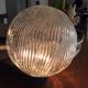 Glass ball globe wall lamp