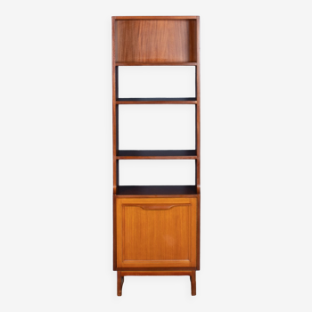 Retro Teak 1960s Stonehill Mid Century Wall Unit Room Divider Shelving Bookcase