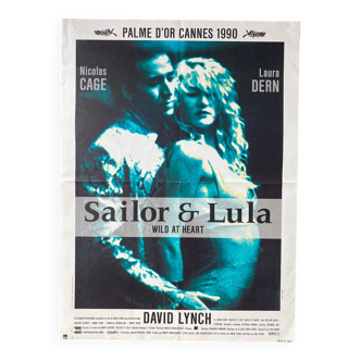 Original cinema poster "Sailor and Lula" David Lynch, Nicolas Cage 40x60cm 1990