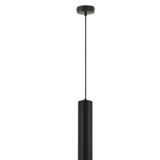 Pair of suspensions black metal design