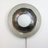 Vintage chrome eye wall lamp, 70s