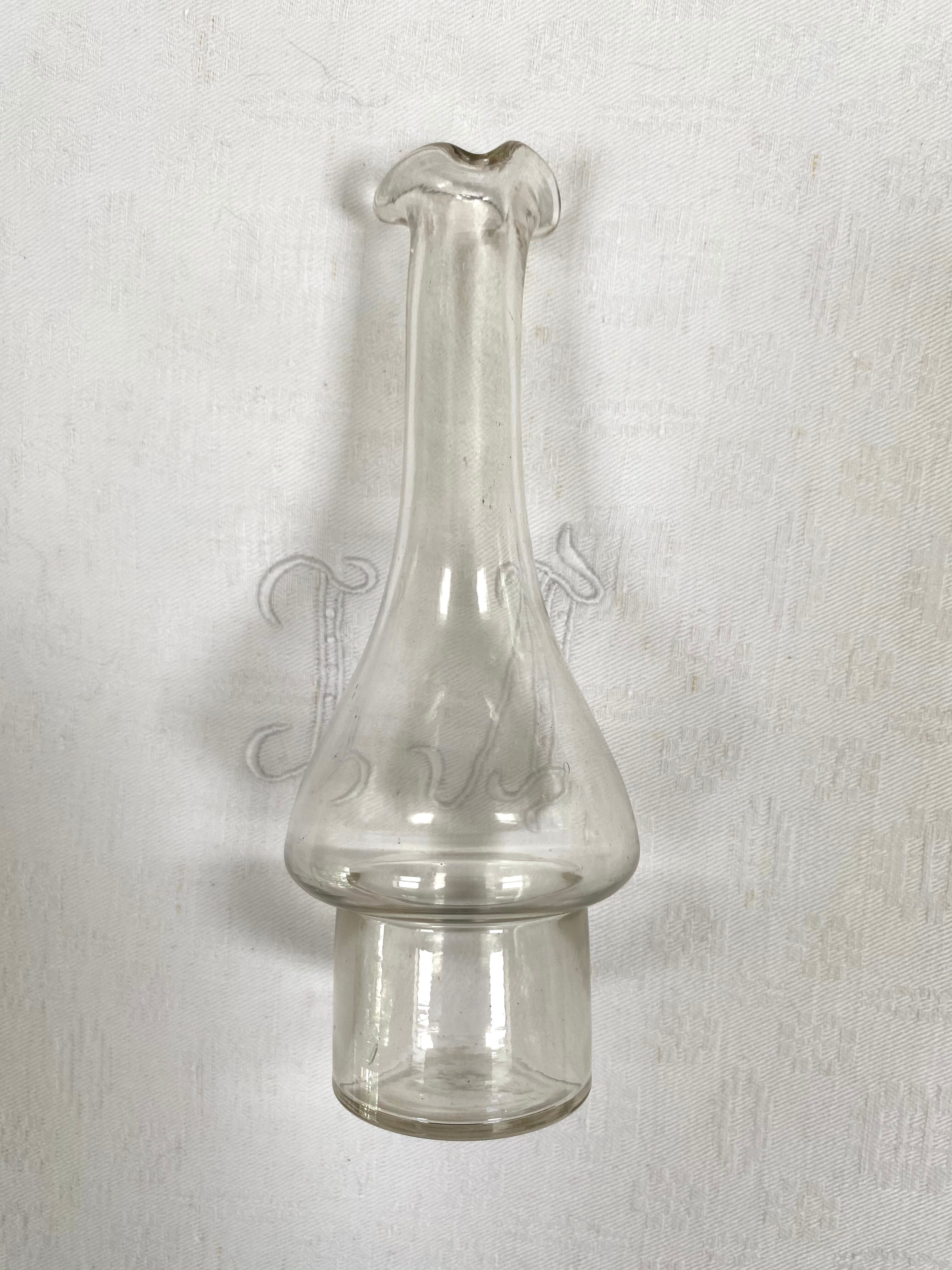 Set of 5 glass apothecary vials