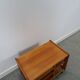 Deense teak audio trolley met lade vintage tv meubel