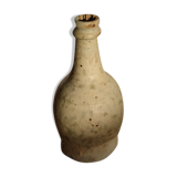 Decorative vase in beige ceramic
