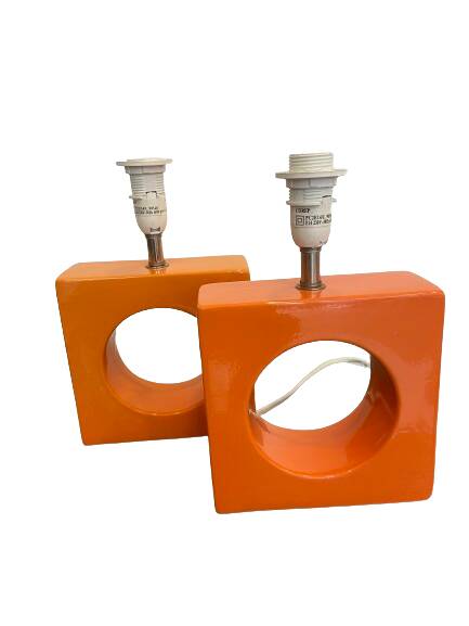 Paire de pied de lampes