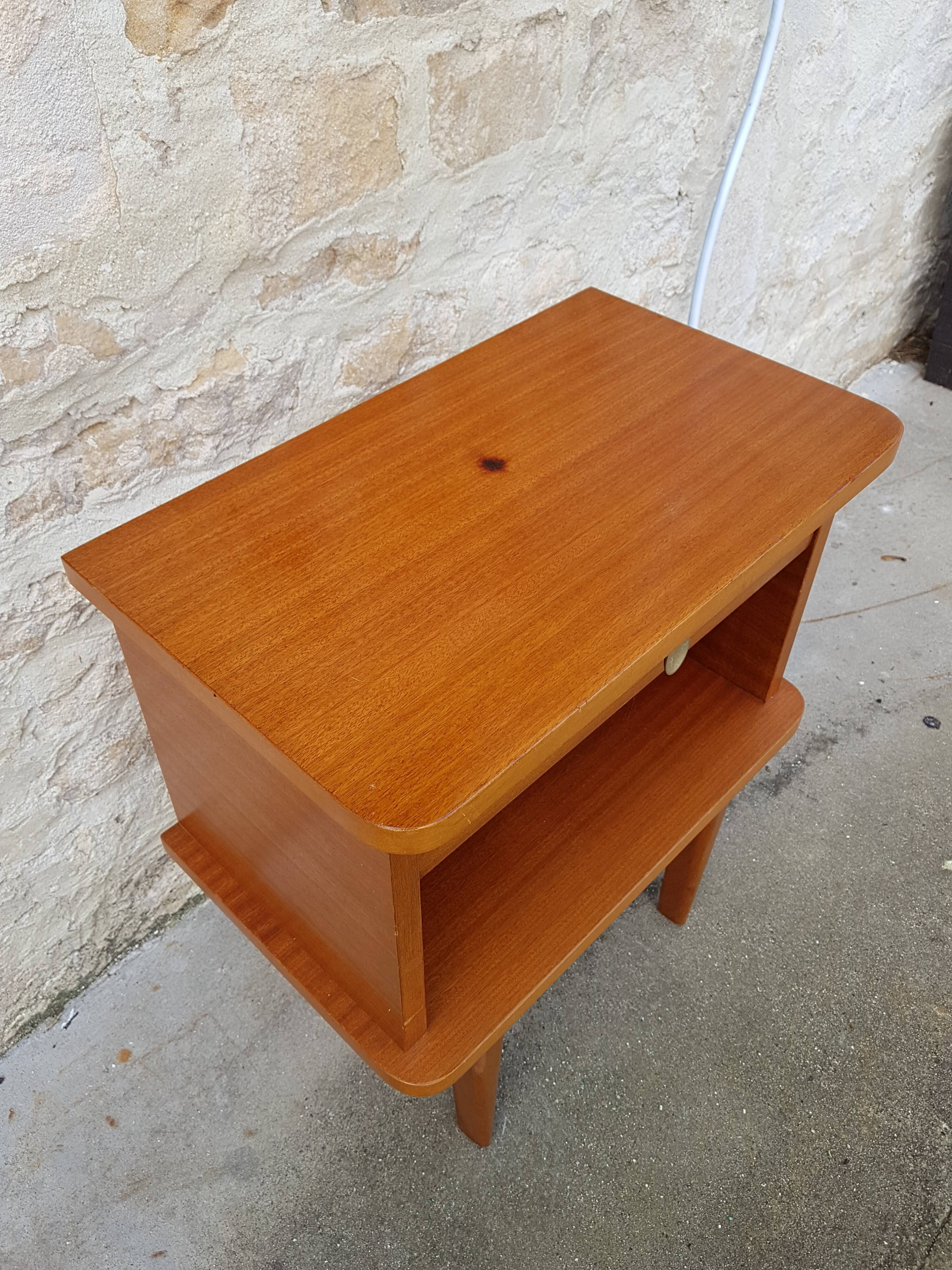 Bedside table a vintage drawer
