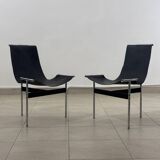 Pair of  T armchairs by Katavolos Little and Kelley, Laverne International