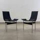 Paire de fauteuil T de katavalos Little et Kelley, édition Laverne International