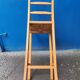 High chair child wood and braided sea grass